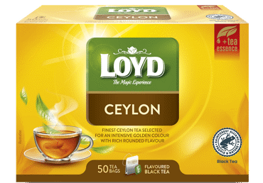 Melnā tēja LOYD Ceylon 50x2g