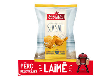 Čipsi ESTRELLA Kettle ar sāli 120g - 1
