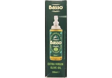 Olīveļļa Extra Vergine BASSO smidzināma 200ml - 2