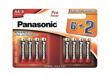 Baterijas Panasonic Pro Power LR6PPG/8BW