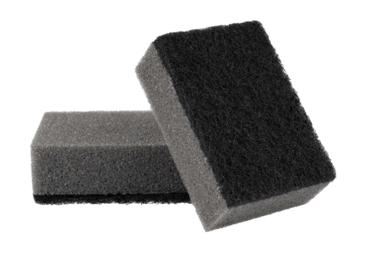 Trauku sūkļi-skruberi 10gab.melni - 2