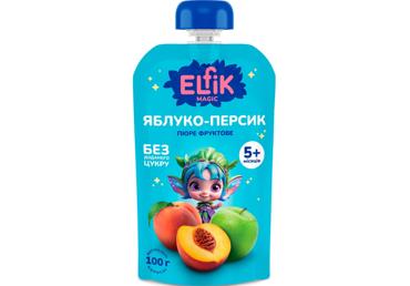 Biezenis ELFIK ābolu persiku 5+ 100g