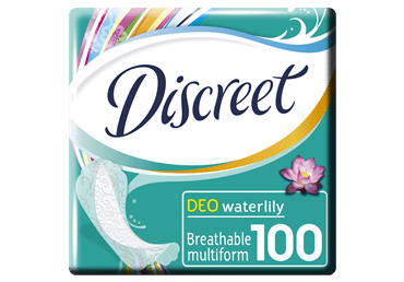 Ikdienas ieliktnīši DISCREET Water Lily 100gab. - 1