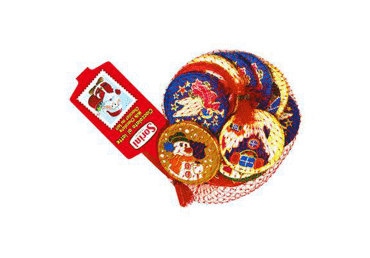 Piena šokolādes Ziemassvētku monetas 90g - 2