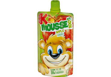 Biezenis KUBUS banānu,ābolu 100g