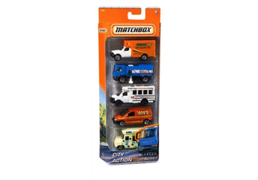 Rotaļu auto komplekts MATCHBOX 5gab. - 2