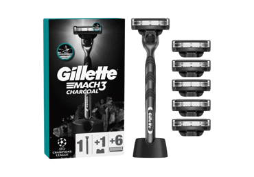 Skuveklis GILLETTE MACH 3 Charcoal+6kasetes  - 2