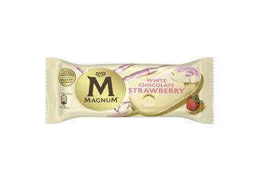 Saldējums Strawberry White MAGNUM 81g