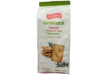 Krekeri ar rozmarīnu PIU BUONO 150g