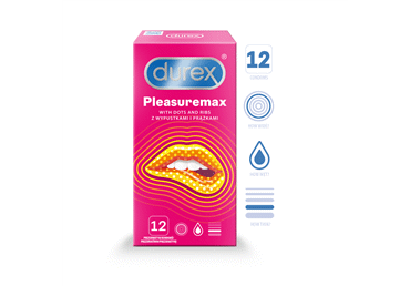 Prezervatīvi DUREX Pleasuremax 12gab.