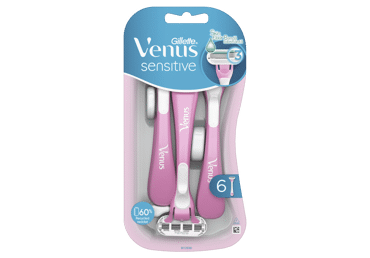 Vienr.skuv.GILLETTE VENUS Sensitive 6gb.