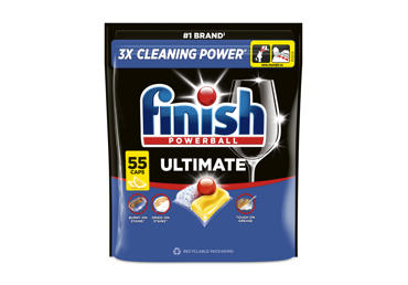 Trauku mazgājamās mašīnas kapsulas FINISH Ultimate Lemon 55gb.
