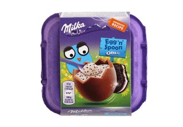 Šokolādes olu komplekts MILKA OREO 128g