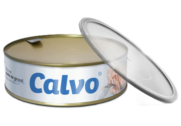 Tunzivs steiks saulespuķu eļļā CALVO 500g - 2