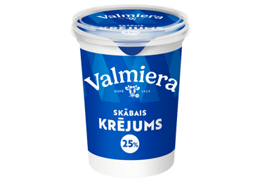 Skābais krējums VALMIERA 25% 450g