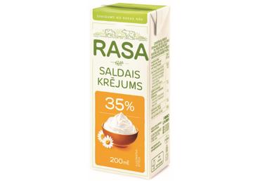 Saldais krējums RASA UHT 35% 200ml