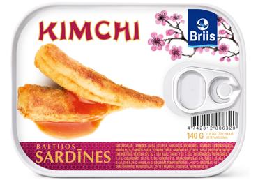 Ceptas sardīnes kimči mērcē BRIIS 140g