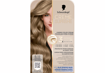 Matu krāsa SCHWARZKOPF CREME SUPREME 8-16