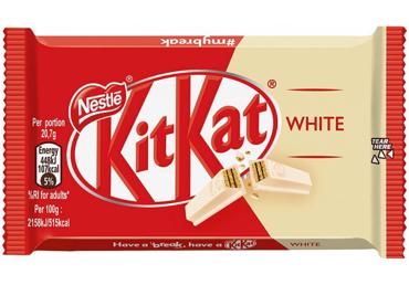 Vafeļu batoniņš KIT KAT Finger White 41,5g