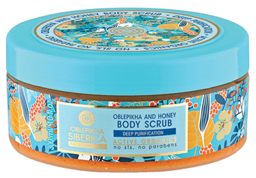 Ķermeņa skrubis NATURA SIBERICA medus 300ml
