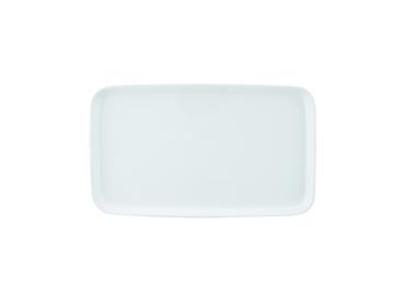 Taisnstūrveida šķīvis AURORA White 29cm