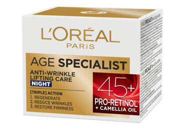 Sejas krēms L'OREAL Age Specialist 45+ nakts 50ml - 1