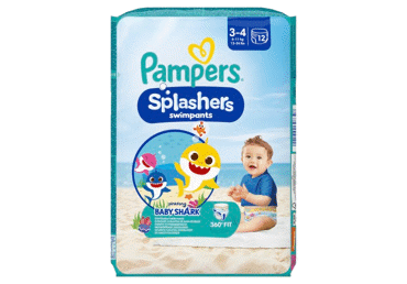 Autiņbiksītes peldēšanai PAMPERS 6-11kg S3 12gab.