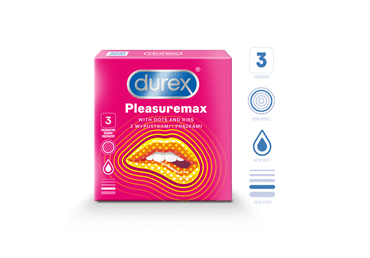 Prezervatīvi DUREX PLEASUREMAX 3gab.