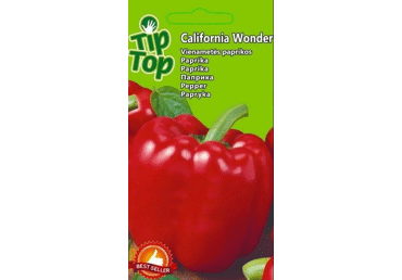 Sēklas: Paprika CALIFORNIA WONDER gab.