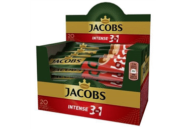 Šķ.kaf.dzēr.JACOBS 3in1 INTENSE 20x17,5g - 1