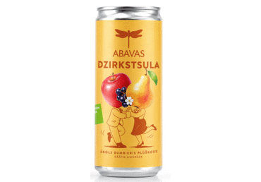 Gāzēts dzēriens ABAVAS ābols bumbieru-plūškoka 0,33L D