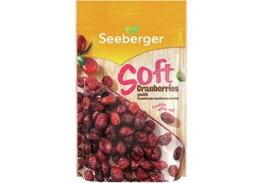 Žāvētas dzērvenes SEEBERGER Soft 125g