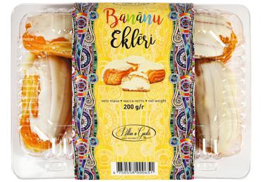 Eklēri ar banānu garšu PELLIJA 200g