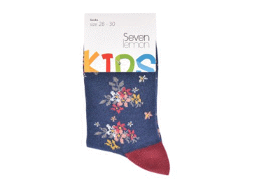 Bērnu zeķes SEVEN LEMON kokvilnas 25-27 - 1