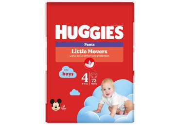 Autiņbiksītes Huggies Pants Boy 4/9-14KG/ 72GB