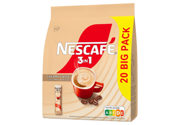Šķīstošās kafijas dzēriens 3in1 NESCAFE Creamy Latte 20x15g - 2