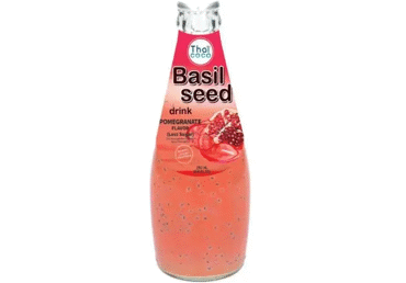 Bazilika sēklu dzēriens THAI COCO granātābolu 0,29L D