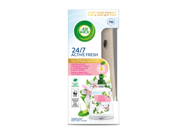 Gaisa atsvaidzinātāja komplekts AIRWICK Active Fresh Jasmin 228ml