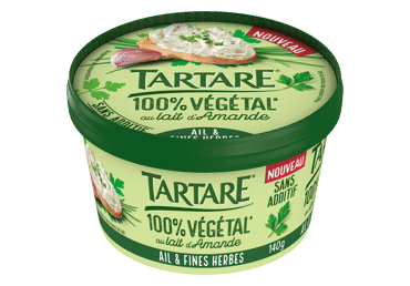 Mandeļu krēms ar ķiplokiem un zaļumiem TARTARE 140g