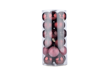 Ziemassv.eglīt.rotas ELEMENTS 24gab.D6cm, 24 gab. - 2