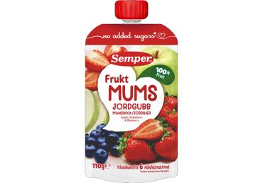 Biezenis SEMPER zemene-ābols-mellene 6+ 110g