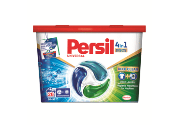 Veļas mazgāšanas kapsulas PERSIL Discs Regular 26m.r.
