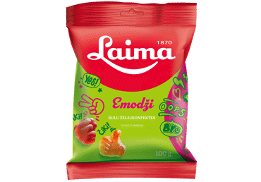 Želejkonfektes Emodži LAIMA 100g