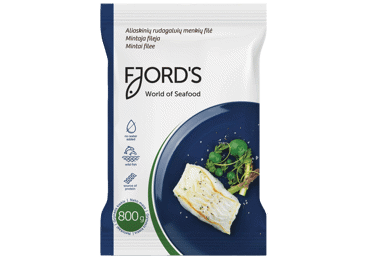 Mintaja fileja FJORD'S saldēta 800g