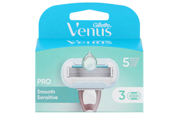 Skūšanās kasetes GILLETTE VENUS Sensitive 3gb.