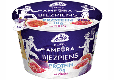 Biezpiens ANNELE Amfora Protein ar vīģēm 200g
