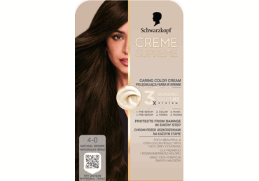 Matu krāsa SCHWARZKOPF CREME SUPREME 4-0