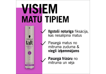 Matu laka TAFT PERFECT FLEX 250ml - 3