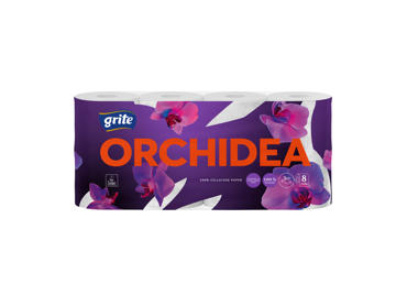 Tualetes papīrs GRITE Orchidea 3k. 8r. - 2