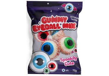Želejas konfektes Eyeball Mix CANDY POP 72g
